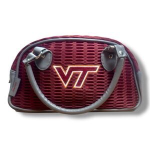 Alan Stuart Burgundy Virginia Tech Mesh Satchel